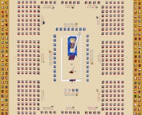 a map showing the layout of a stadium