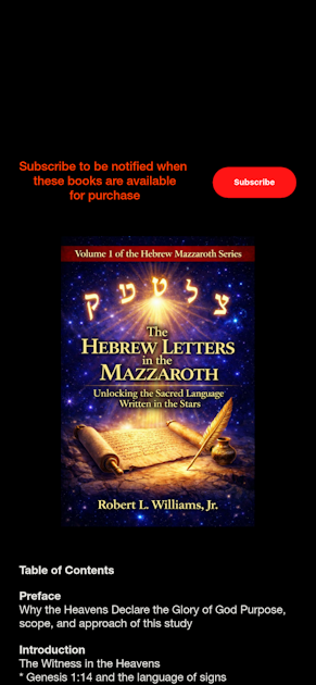 New Releases - Signs of the Hebrew Mazzaroth