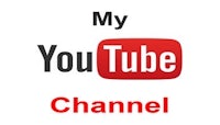 a youtube channel logo with the words'my youtube channel'